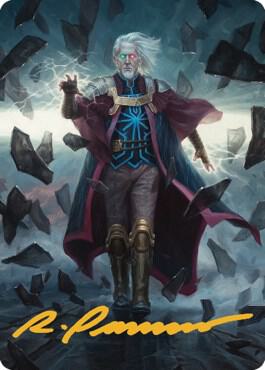 Urza, Planeswalker Art Card (Gold-Stamped Signature) card from Art Series: The Brothers' War
