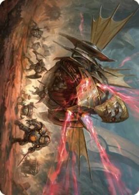 Liberator, Urza's Battlethopter Art Card card from Art Series: The Brothers' War