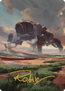 Plains (48) Art Card (Gold-Stamped Signature) card from Art Series: The Brothers' War