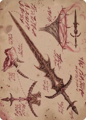 Blackblade Reforged Art Card card from Art Series: The Brothers' War