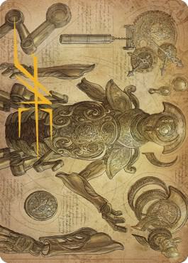 Foundry Inspector Art Card (Gold-Stamped Signature) card from Art Series: The Brothers' War