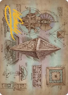 Keening Stone Art Card (Gold-Stamped Signature) card from Art Series: The Brothers' War