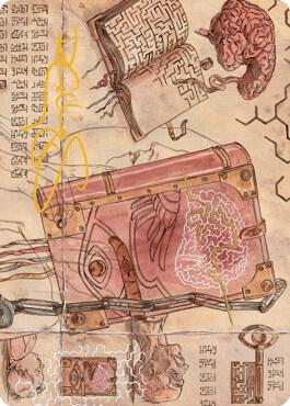 Mazemind Tome Art Card (Gold-Stamped Signature) card from Art Series: The Brothers' War