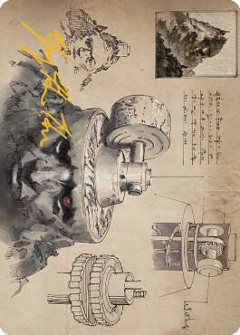 Millstone Art Card (Gold-Stamped Signature) card from Art Series: The Brothers' War