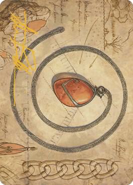 Mox Amber Art Card (Gold-Stamped Signature) card from Art Series: The Brothers' War