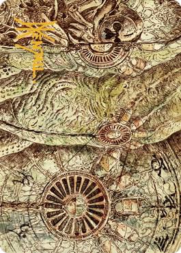 Phyrexian Processor Art Card (Gold-Stamped Signature) card from Art Series: The Brothers' War