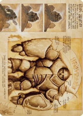 Precursor Golem Art Card card from Art Series: The Brothers' War