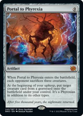Portal to Phyrexia card from Promo Pack: The Brothers' War