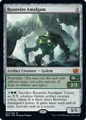Rootwire Amalgam card from Promo Pack: The Brothers' War