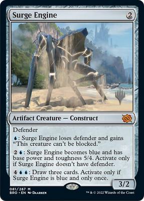 Surge Engine card from Promo Pack: The Brothers' War
