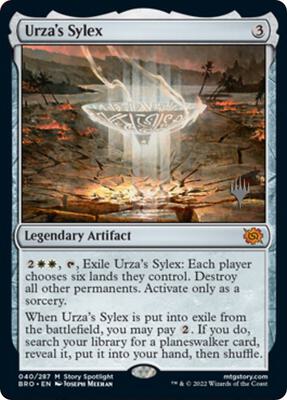Urza's Sylex card from Promo Pack: The Brothers' War
