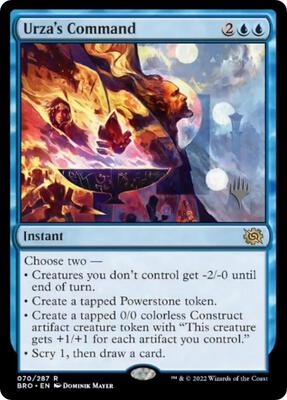 Urza's Command card from Promo Pack: The Brothers' War