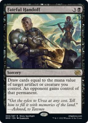 Fateful Handoff card from Promo Pack: The Brothers' War