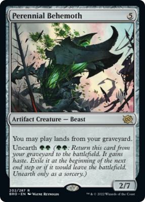 Perennial Behemoth card from Promo Pack: The Brothers' War