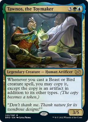 Tawnos, the Toymaker card from Promo Pack: The Brothers' War