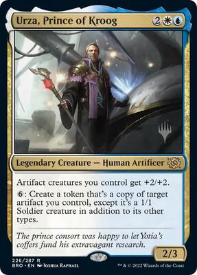 Urza, Prince of Kroog card from Promo Pack: The Brothers' War