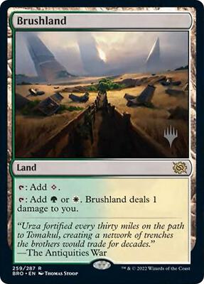 Brushland card from Promo Pack: The Brothers' War