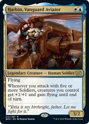 Harbin, Vanguard Aviator card from Promo Pack: The Brothers' War