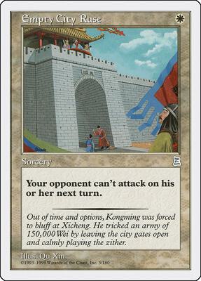 Empty City Ruse card from Portal Three Kingdoms