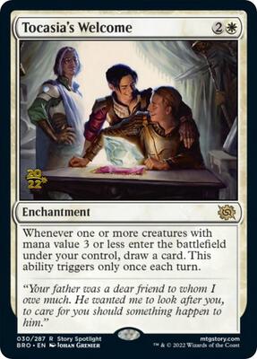 Tocasia's Welcome card from Prerelease Cards