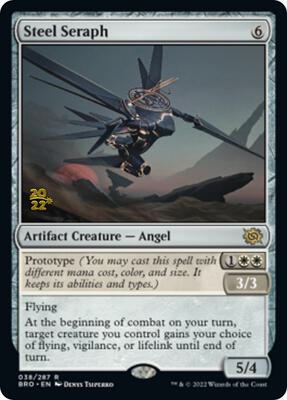 Steel Seraph card from Prerelease Cards