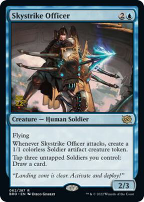 Skystrike Officer card from Prerelease Cards