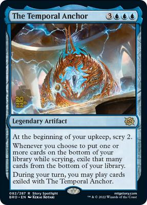 The Temporal Anchor card from Prerelease Cards