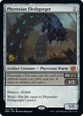 Phyrexian Fleshgorger card from Prerelease Cards