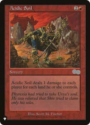 Acidic Soil card from The List Reprints