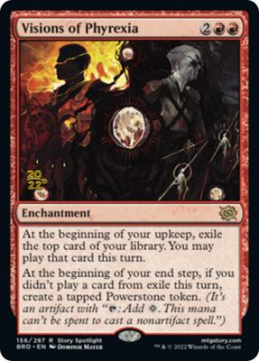 Visions of Phyrexia card from Prerelease Cards