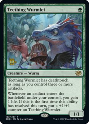 Teething Wurmlet card from Prerelease Cards