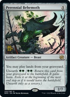 Perennial Behemoth card from Prerelease Cards