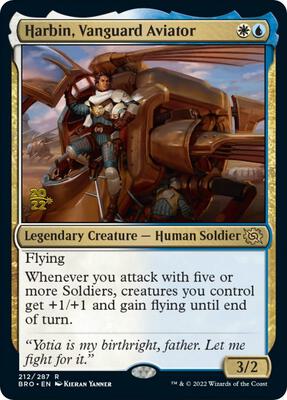 Harbin, Vanguard Aviator card from Prerelease Cards