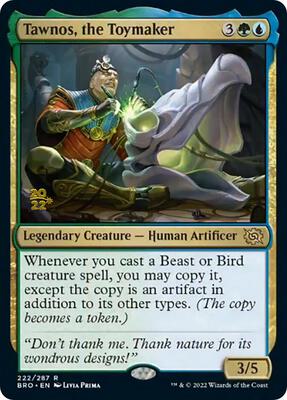 Tawnos, the Toymaker card from Prerelease Cards