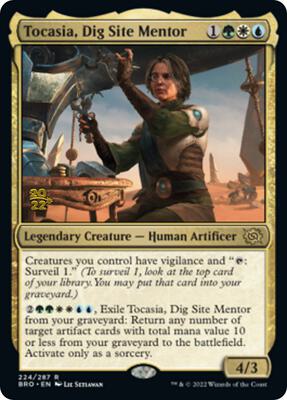 Tocasia, Dig Site Mentor card from Prerelease Cards