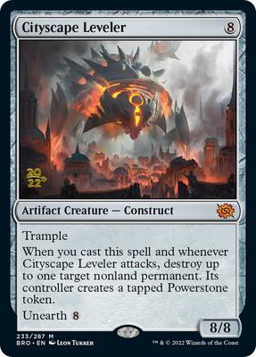 Cityscape Leveler card from Prerelease Cards
