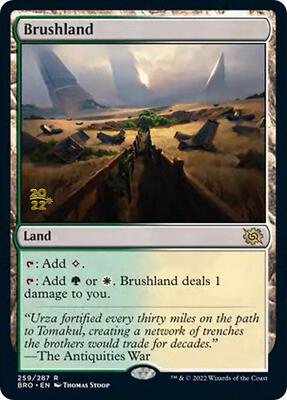 Brushland card from Prerelease Cards