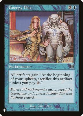 Energy Flux card from The List Reprints