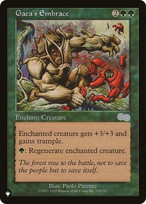 Gaea's Embrace card from The List Reprints