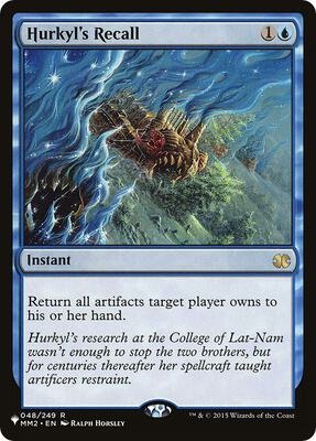 Hurkyl's Recall card from The List Reprints