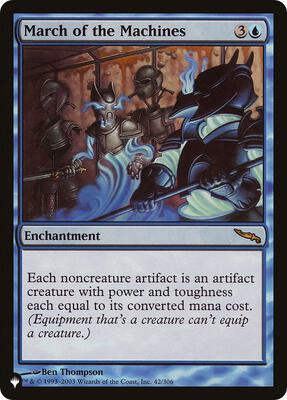 March of the Machines card from The List Reprints