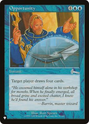 Opportunity (ULG) card from The List Reprints