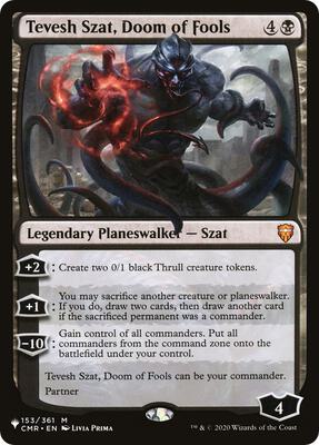 Tevesh Szat, Doom of Fools card from The List Reprints