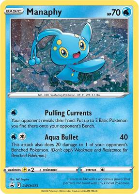 Manaphy - SWSH275 card from SWSH: Sword & Shield Promo Cards