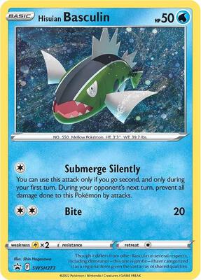 Hisuian Basculin - SWSH273 card from SWSH: Sword & Shield Promo Cards