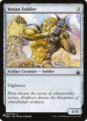 Yotian Soldier card from The List Reprints