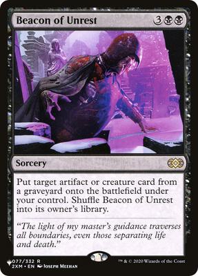 Beacon of Unrest card from The List Reprints