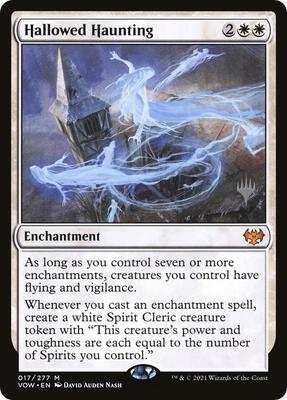 Hallowed Haunting card from Promo Pack: The Brothers' War