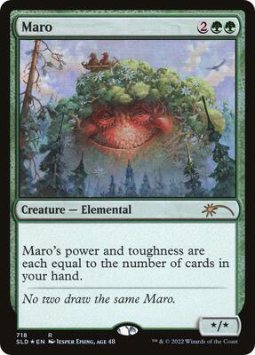 Maro (718) card from Secret Lair Drop Series