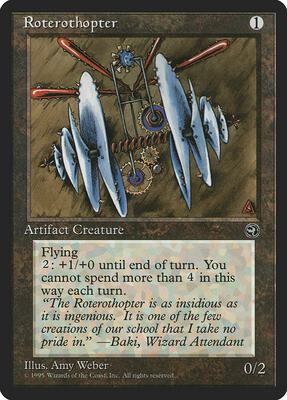 Roterothopter card from Homelands